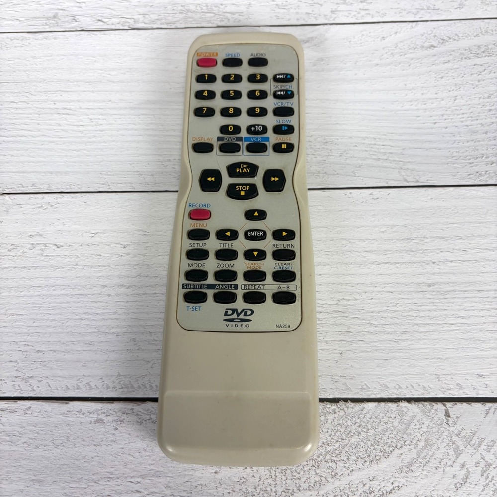 Genuine NA259 Remote Control for Sylvania Emerson DVD VCR Combo Players Tested